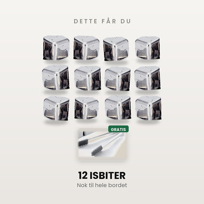 12 isbiter med gratis klype